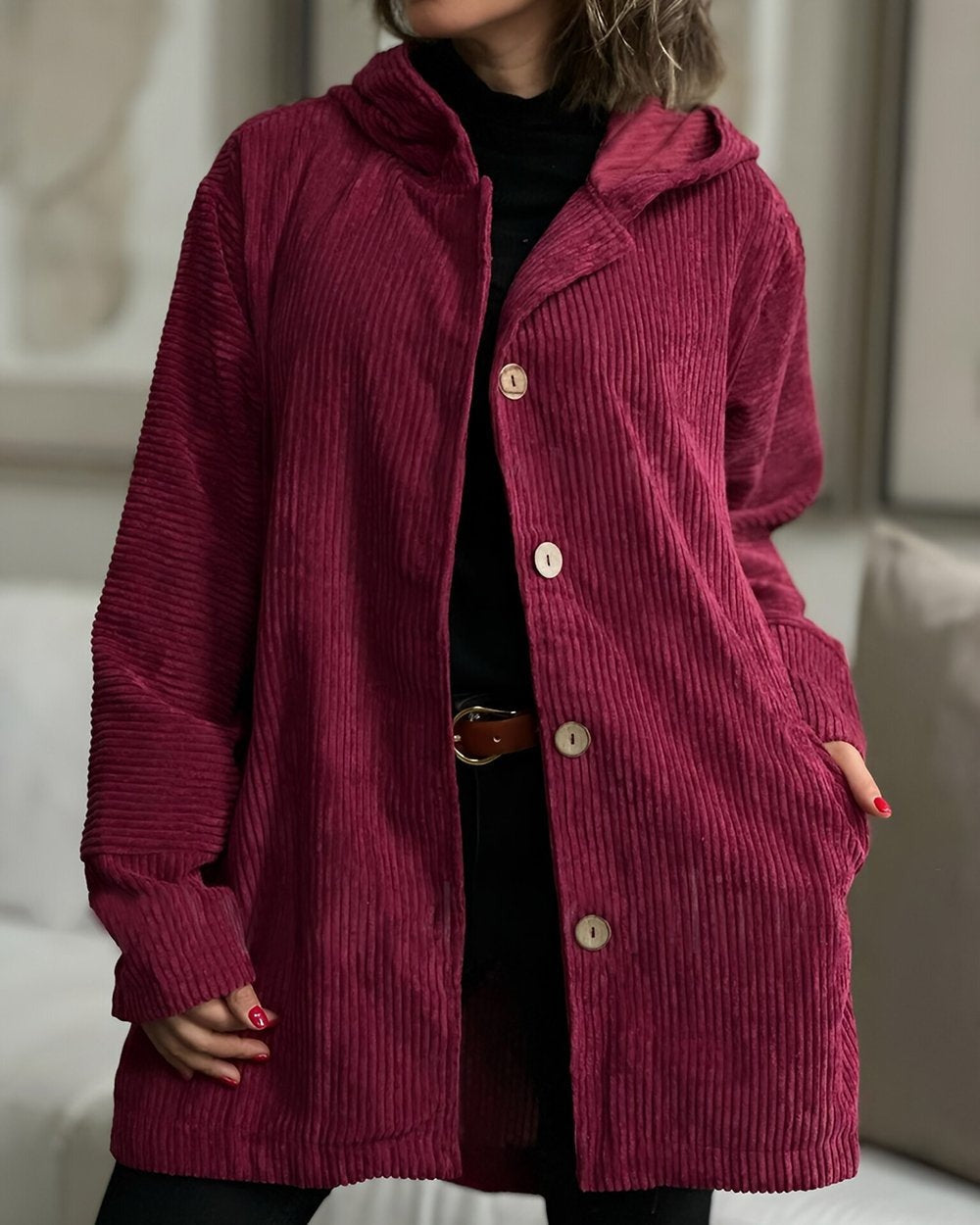 Kyla | Schlicht Stilvolle Lange Strickjacke