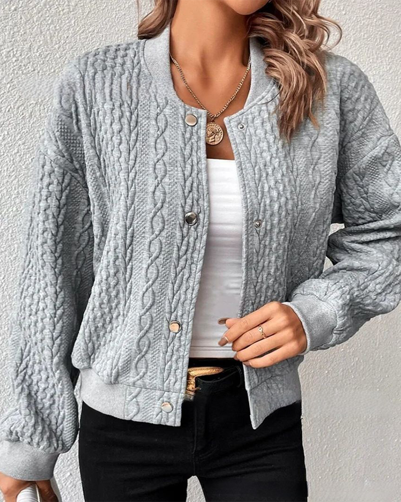 Vienne | Gemütliche gemusterte Strickjacke