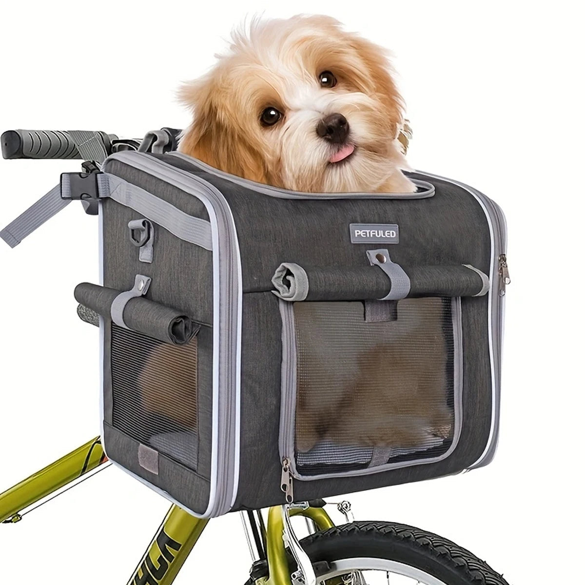 Paw Room™ 3-in-1 Hunde-Transporttasche fürs Fahrrad