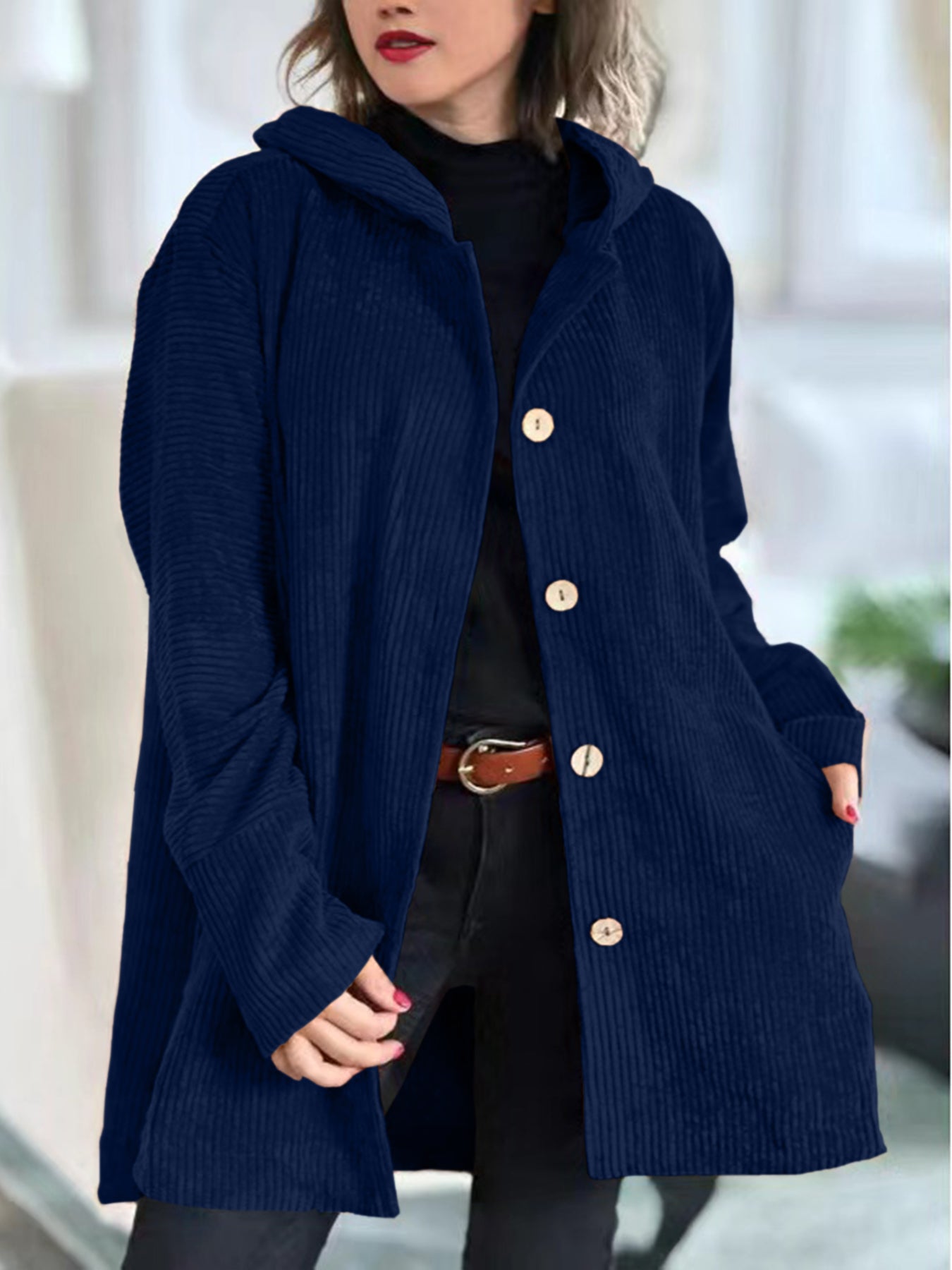 Kyla | Schlicht Stilvolle Lange Strickjacke