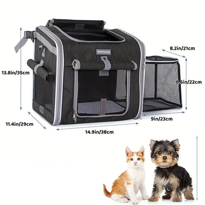 Paw Room™ 3-in-1 Hunde-Transporttasche fürs Fahrrad