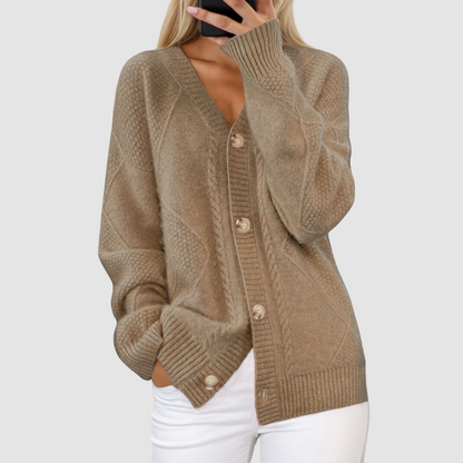 Maggie | Premium Cardigan mit Knopfleiste