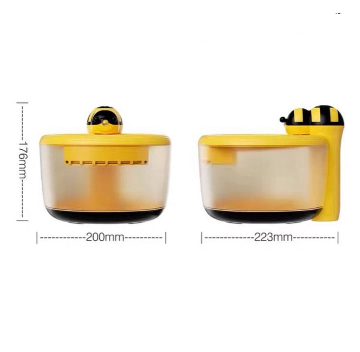 Paw Room™ Automatischer Wasserbrunnen im Bienen-Design