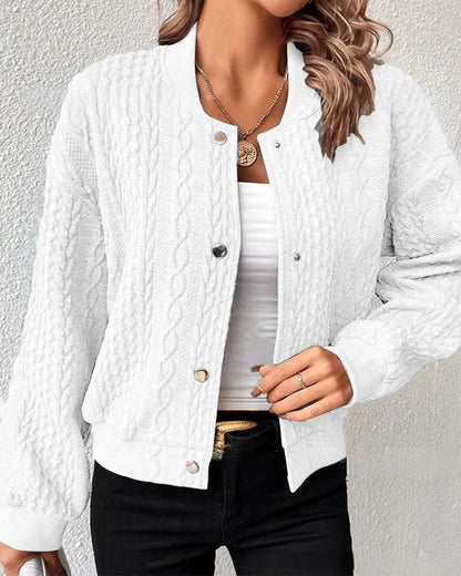 Vienne | Gemütliche gemusterte Strickjacke