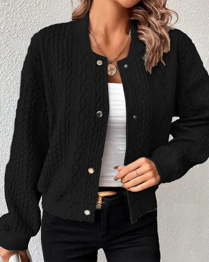 Vienne | Gemütliche gemusterte Strickjacke