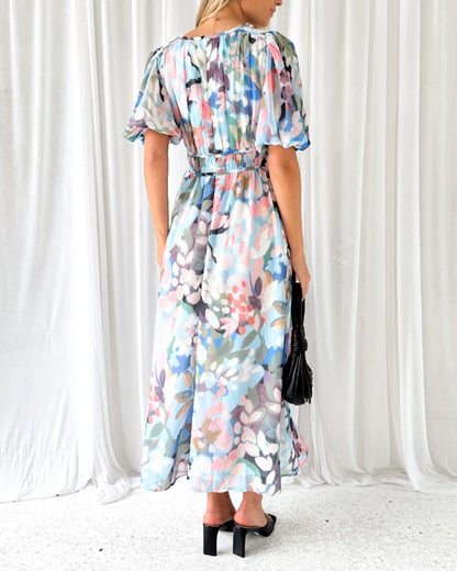 Celine | Damenkleid mit Blumenmuster