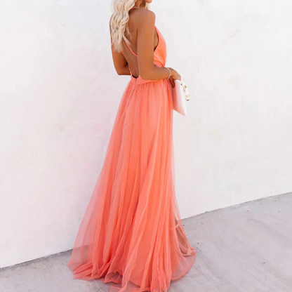 Ginevra | Maxi Kleid Luce Corallo