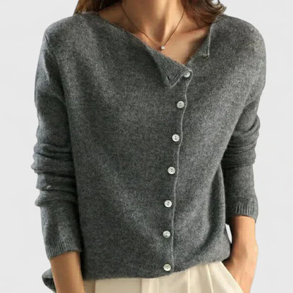 Soryne | Moderner Cardigan mit Knopfleiste