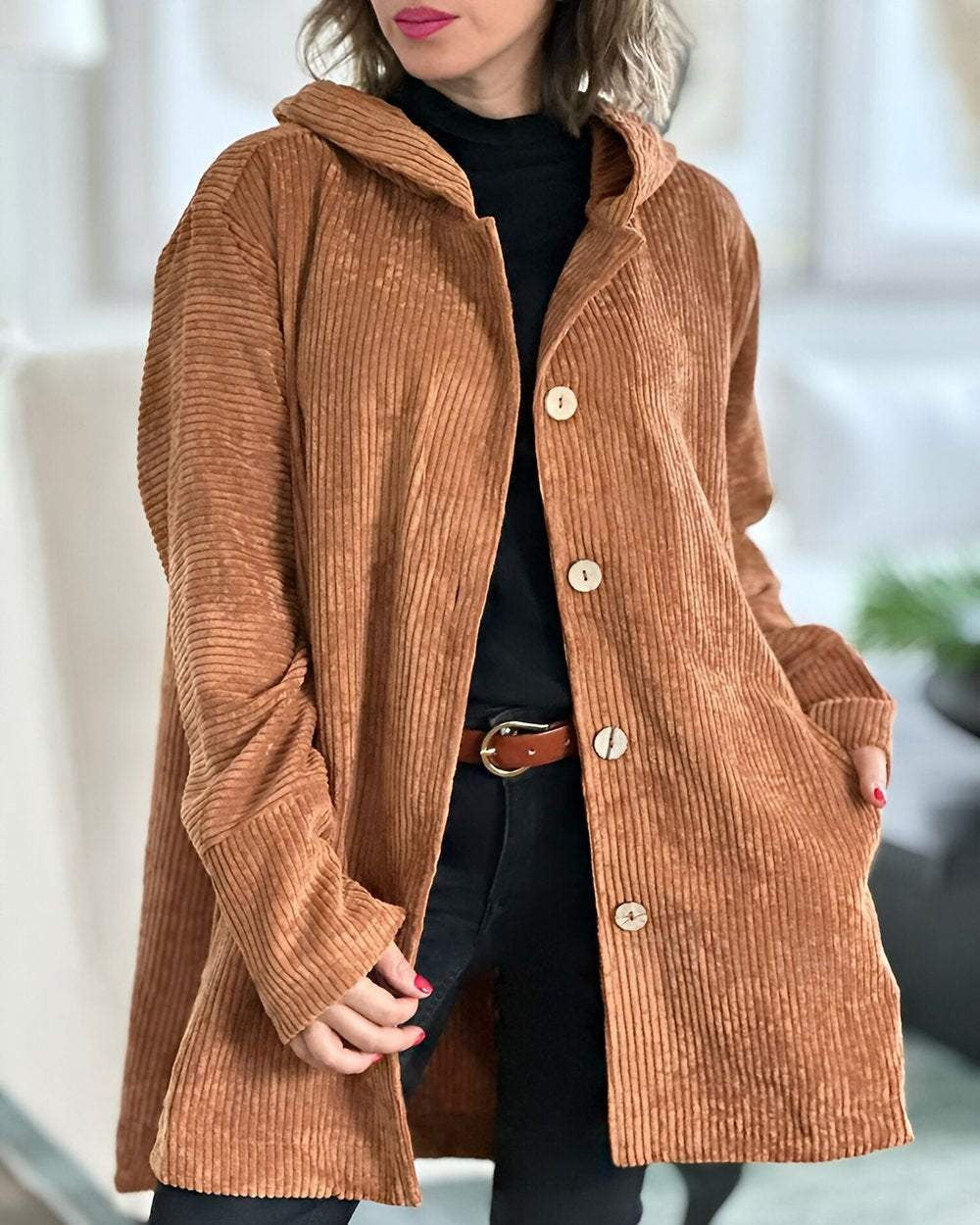 Kyla | Schlicht Stilvolle Lange Strickjacke