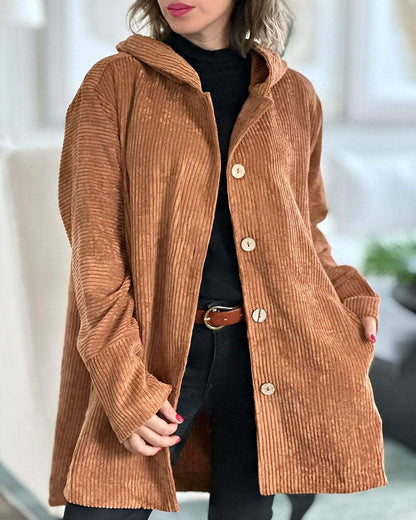 Kyla | Schlicht Stilvolle Lange Strickjacke