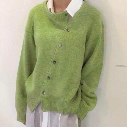Alecia | Klassische Strickjacke mit Knöpfen