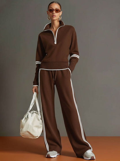 Charlotte | Bequemes Lounge-Set mit weit geschnittener Hose