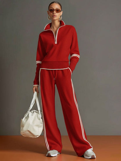 Charlotte | Bequemes Lounge-Set mit weit geschnittener Hose