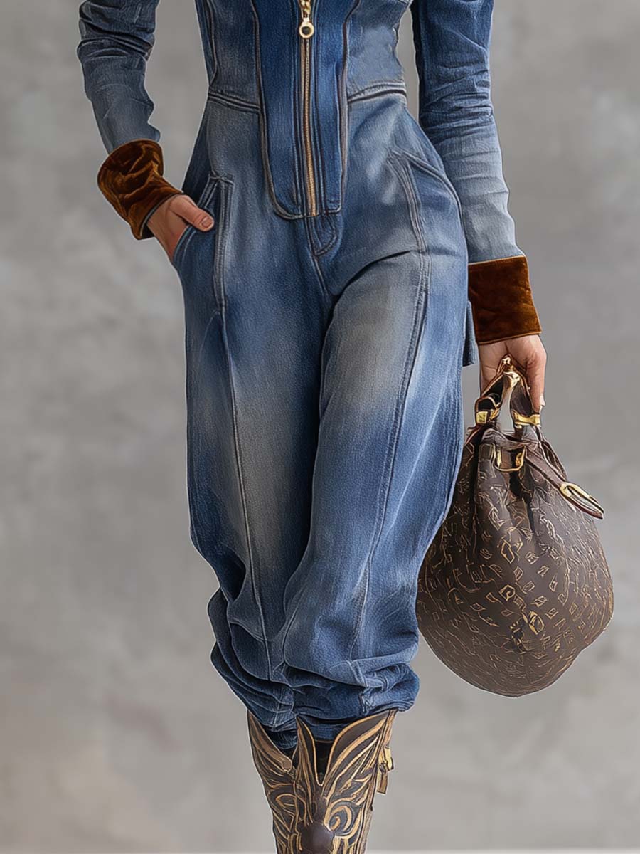 Maya | Bequemer und stilvoller Damen-Overall mit Kapuze