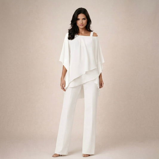 Aurelia | Off-Shoulder-Set mit Bardot-Top und Weithose
