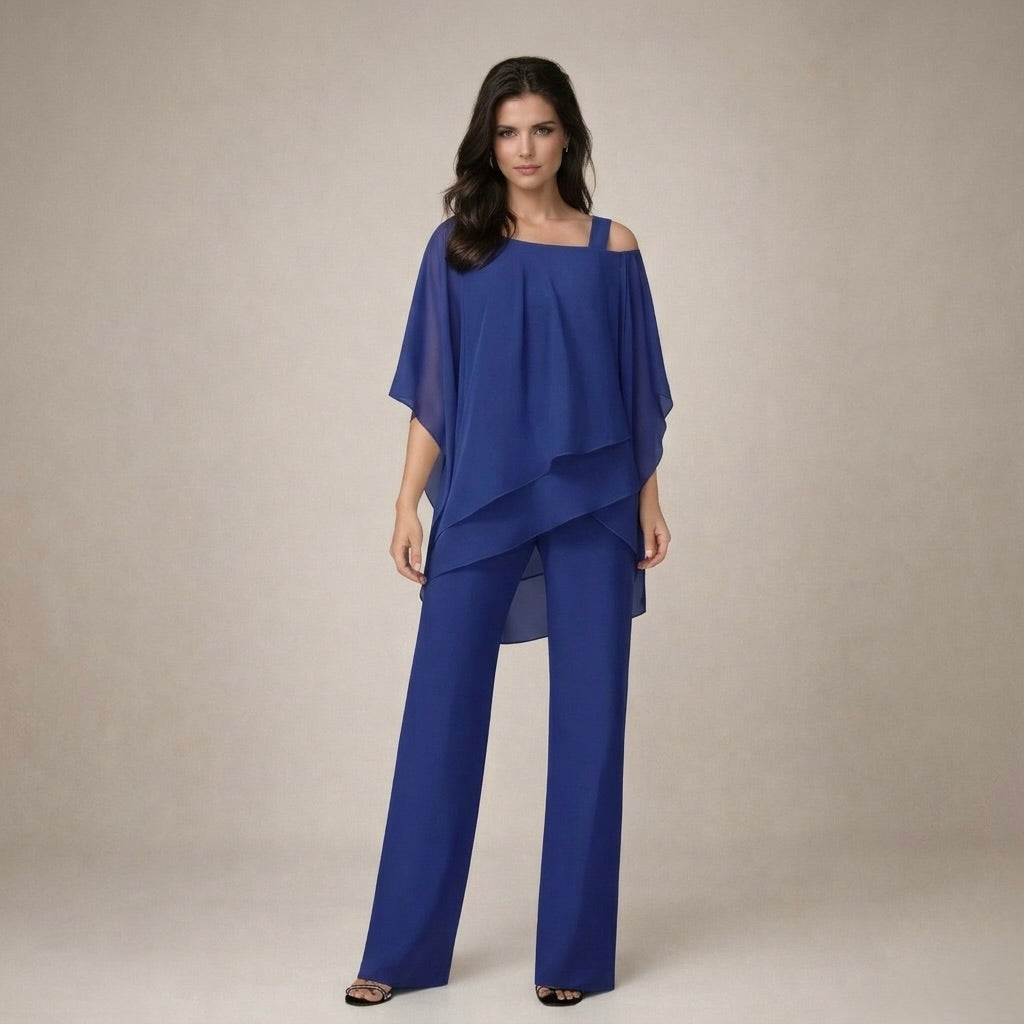 Aurelia | Off-Shoulder-Set mit Bardot-Top und Weithose