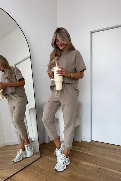 Brigitte | Gemütliches und stilvolles Baumwollset für Damen