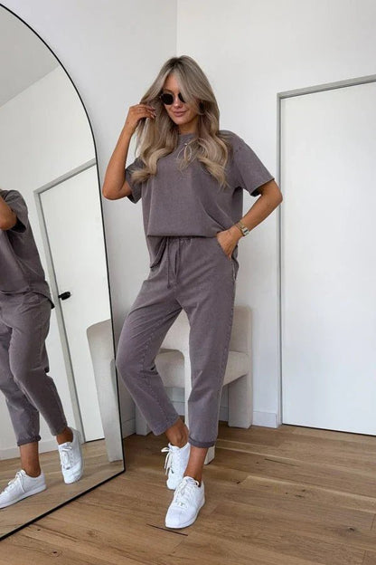 Brigitte | Gemütliches und stilvolles Baumwollset für Damen