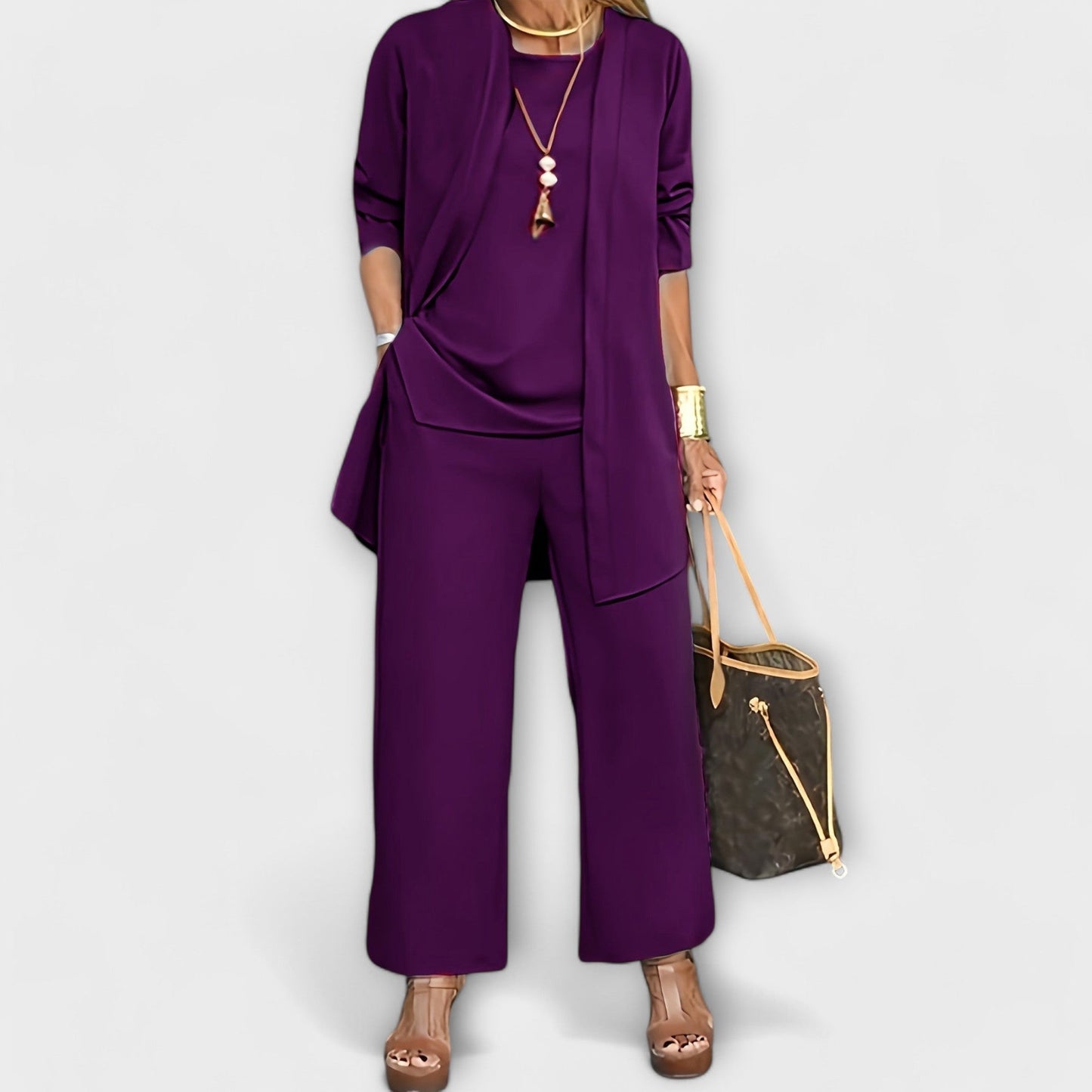 Lilly | Elegantes und komfortables dreiteiliges Damen-Set