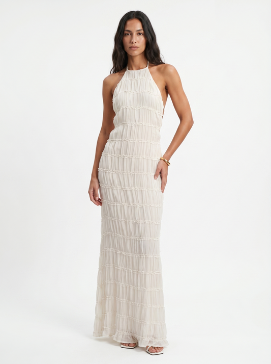 Angela | Fließendes Langes Sommerkleid