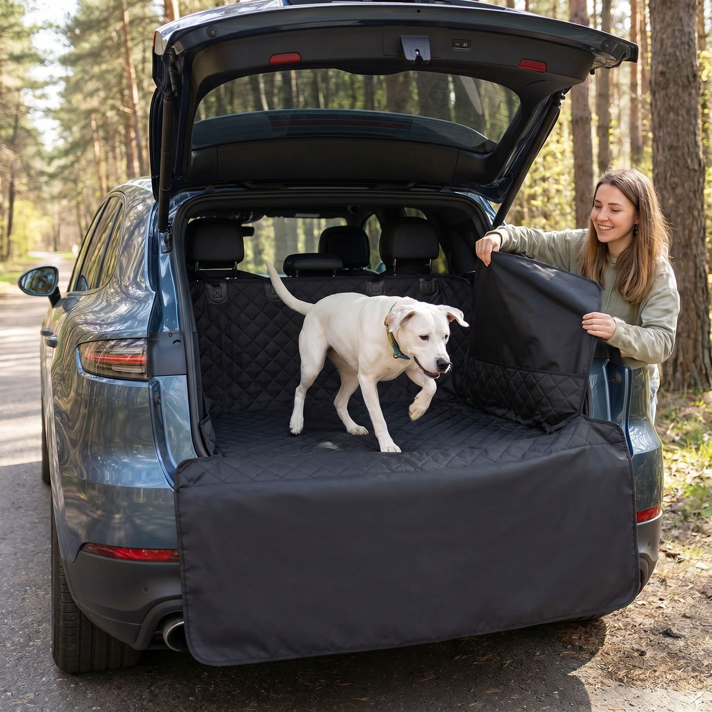 Paw Room™ SUV-Ladeflächenauskleidung mit Stoßstangenschutz
