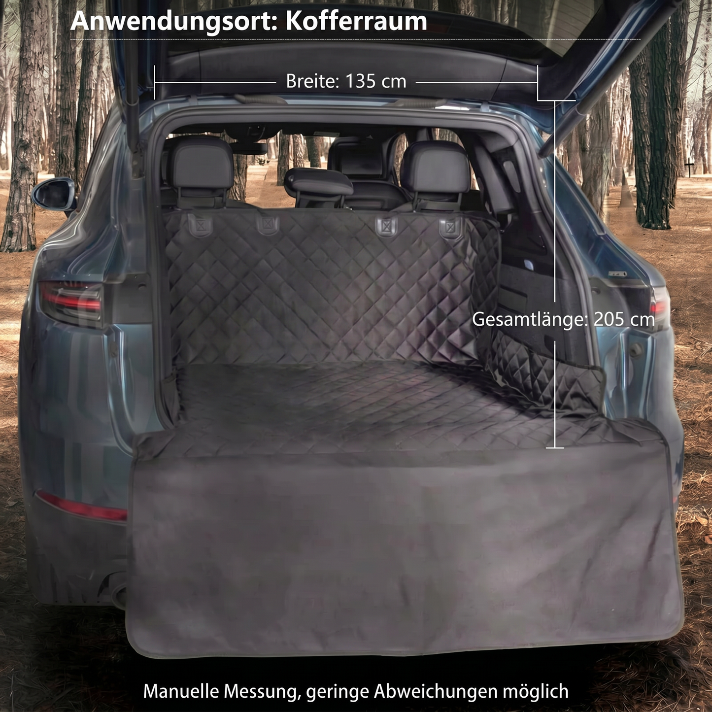 Paw Room™ SUV-Ladeflächenauskleidung mit Stoßstangenschutz