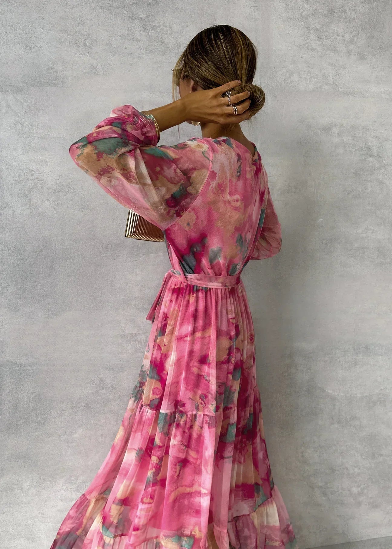 Hazel | Wickelkleid mit Blumenmuster
