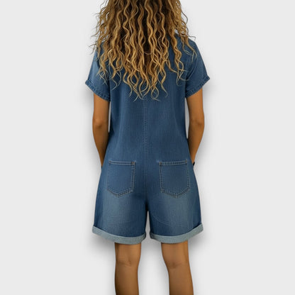 Christine | Komfortabler und stilvoller Jumpsuit im Denim-Look für Damen