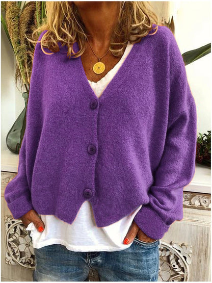 Lilla | Strickjacke im französischen Stil
