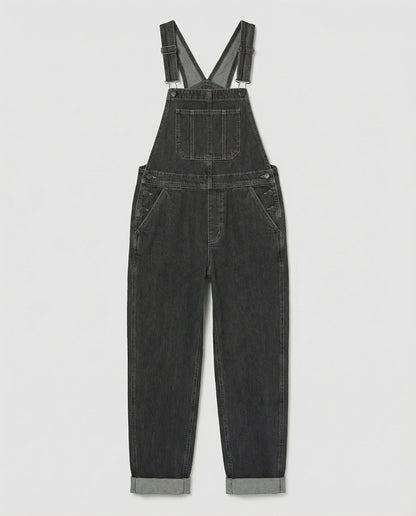 Clara | Stilvolle Jeans-Latzhose mit Cross-Back-Design
