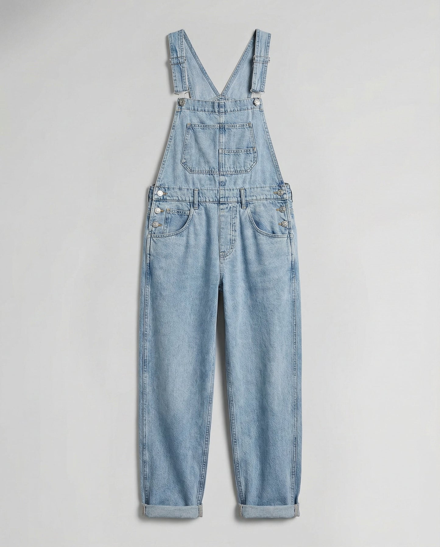 Clara | Stilvolle Jeans-Latzhose mit Cross-Back-Design