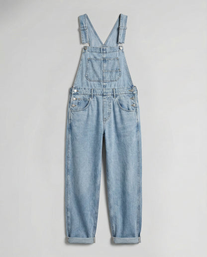 Clara | Stilvolle Jeans-Latzhose mit Cross-Back-Design