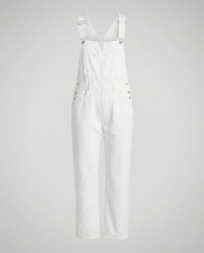 Clara | Stilvolle Jeans-Latzhose mit Cross-Back-Design