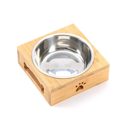 Paw Room™ Napf Duo im Holz-Design