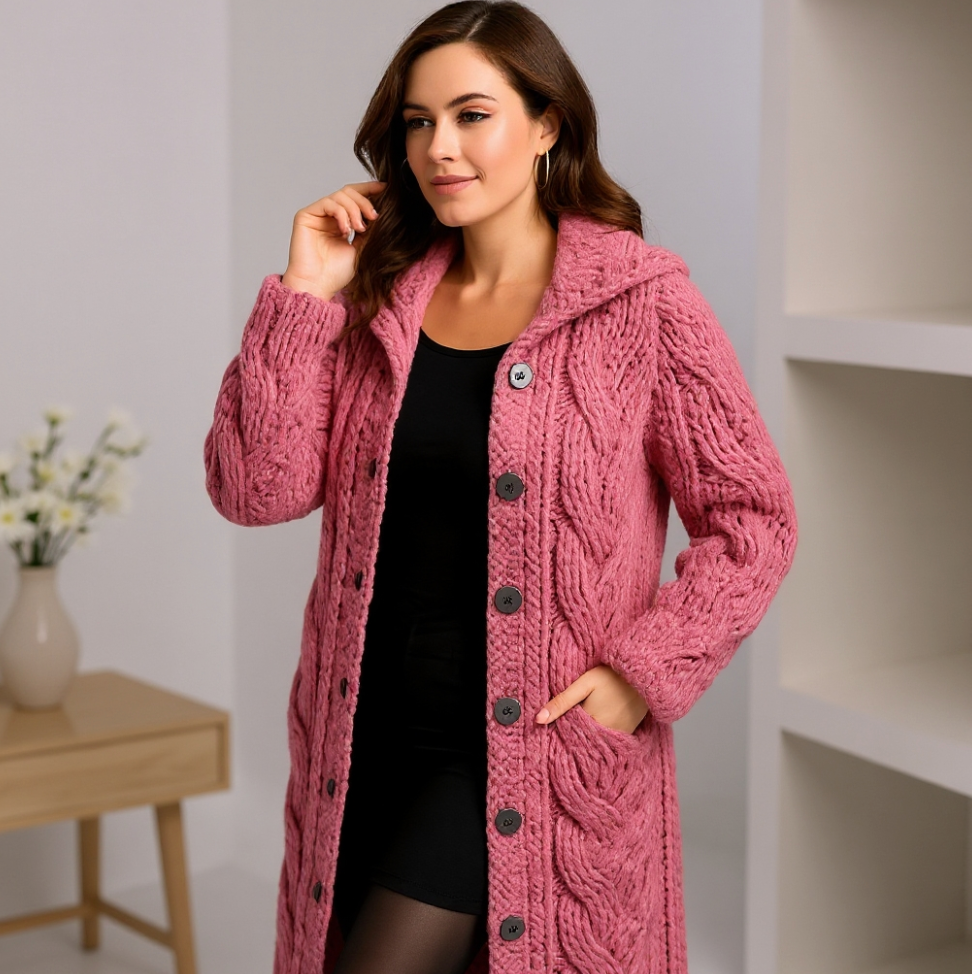 Thesia | Grobstrick-Strickjacke