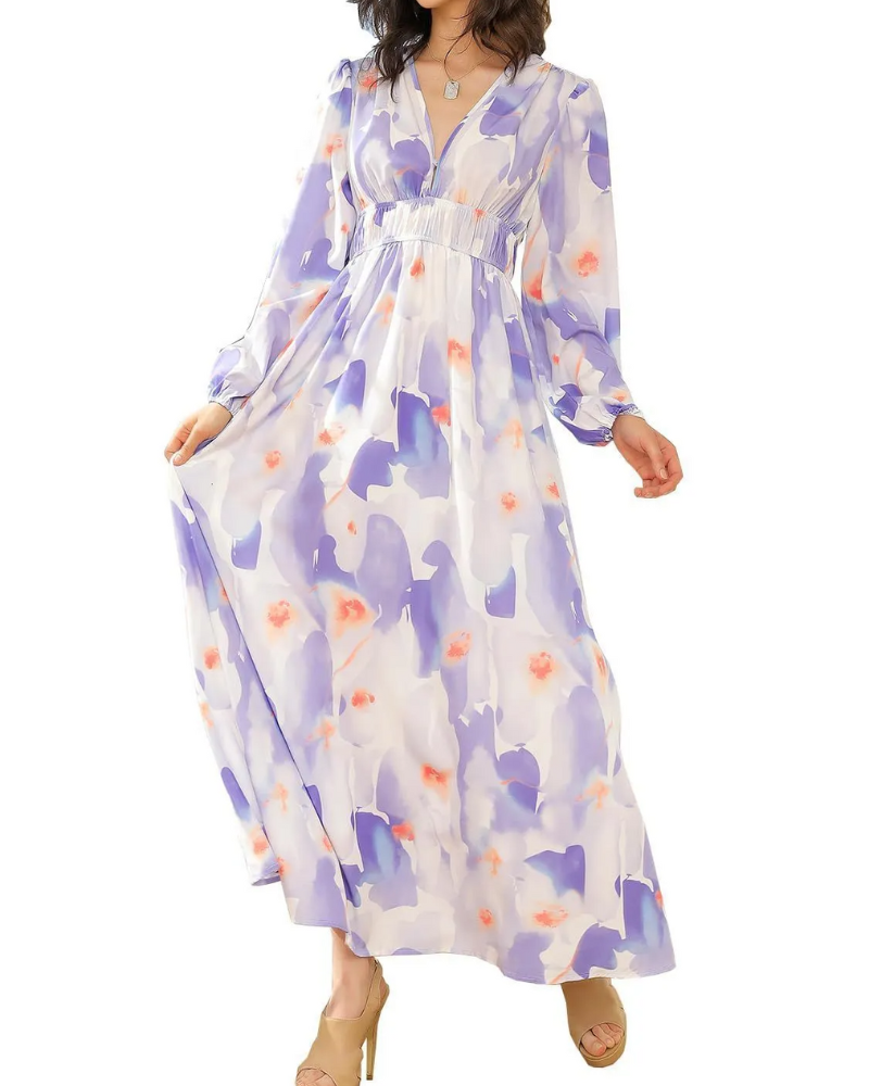 Celine | Damenkleid mit Blumenmuster