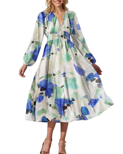 Celine | Damenkleid mit Blumenmuster