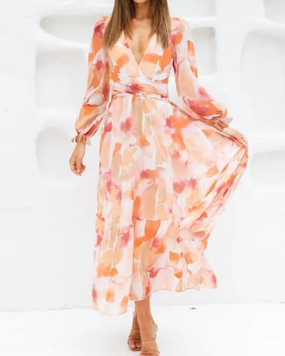 Celine | Damenkleid mit Blumenmuster