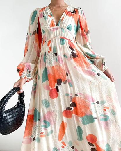 Celine | Damenkleid mit Blumenmuster