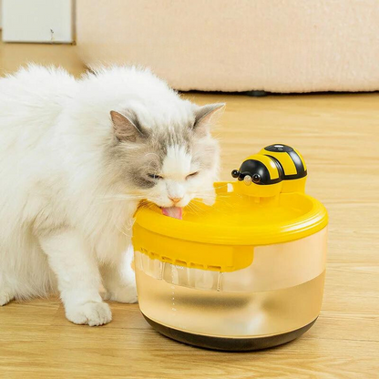 Paw Room™ Automatischer Wasserbrunnen im Bienen-Design