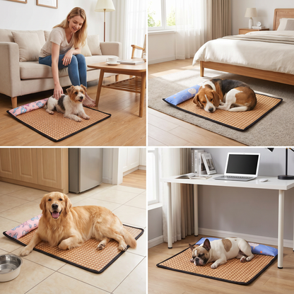 Paw Room™ Rattan-Kühlmatte für Hunde