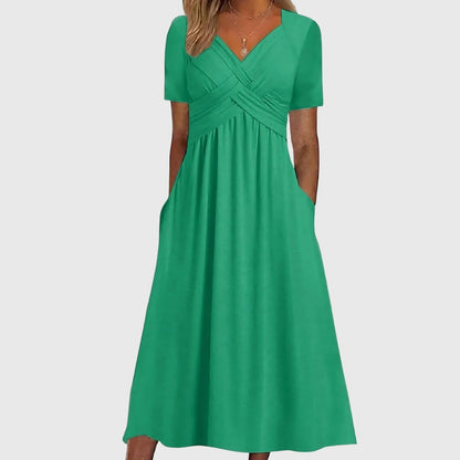 Isabella | A-Linien-Midikleid mit integrierter Shaping-Funktion