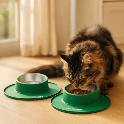Paw Room™ Edelstahl-Futternapf für Katzen