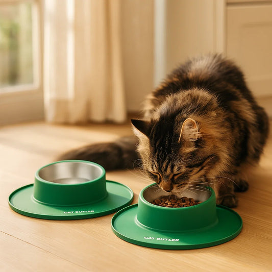 Paw Room™ Edelstahl-Futternapf für Katzen