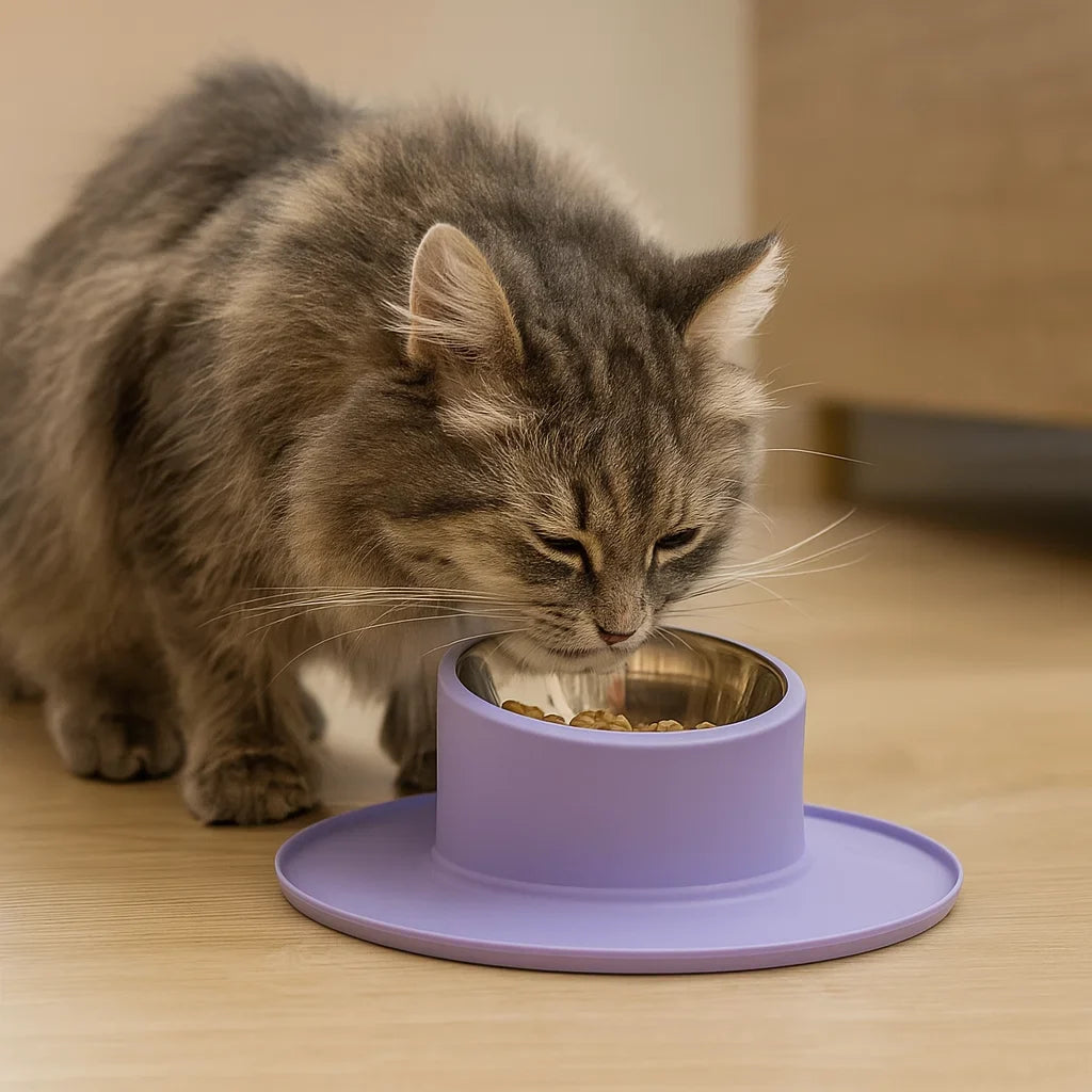 Paw Room™ Edelstahl-Futternapf für Katzen
