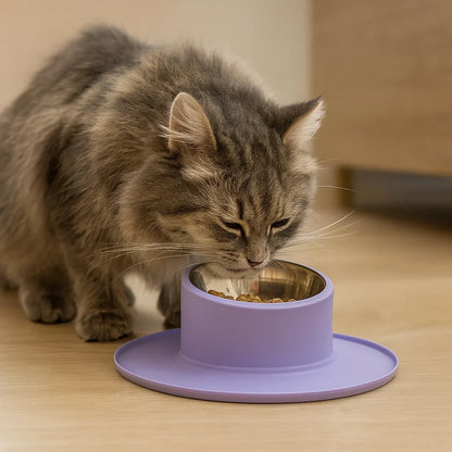 Paw Room™ Edelstahl-Futternapf für Katzen