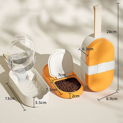 Paw Room™ Transportierbarer 2-in-1 Futternapf