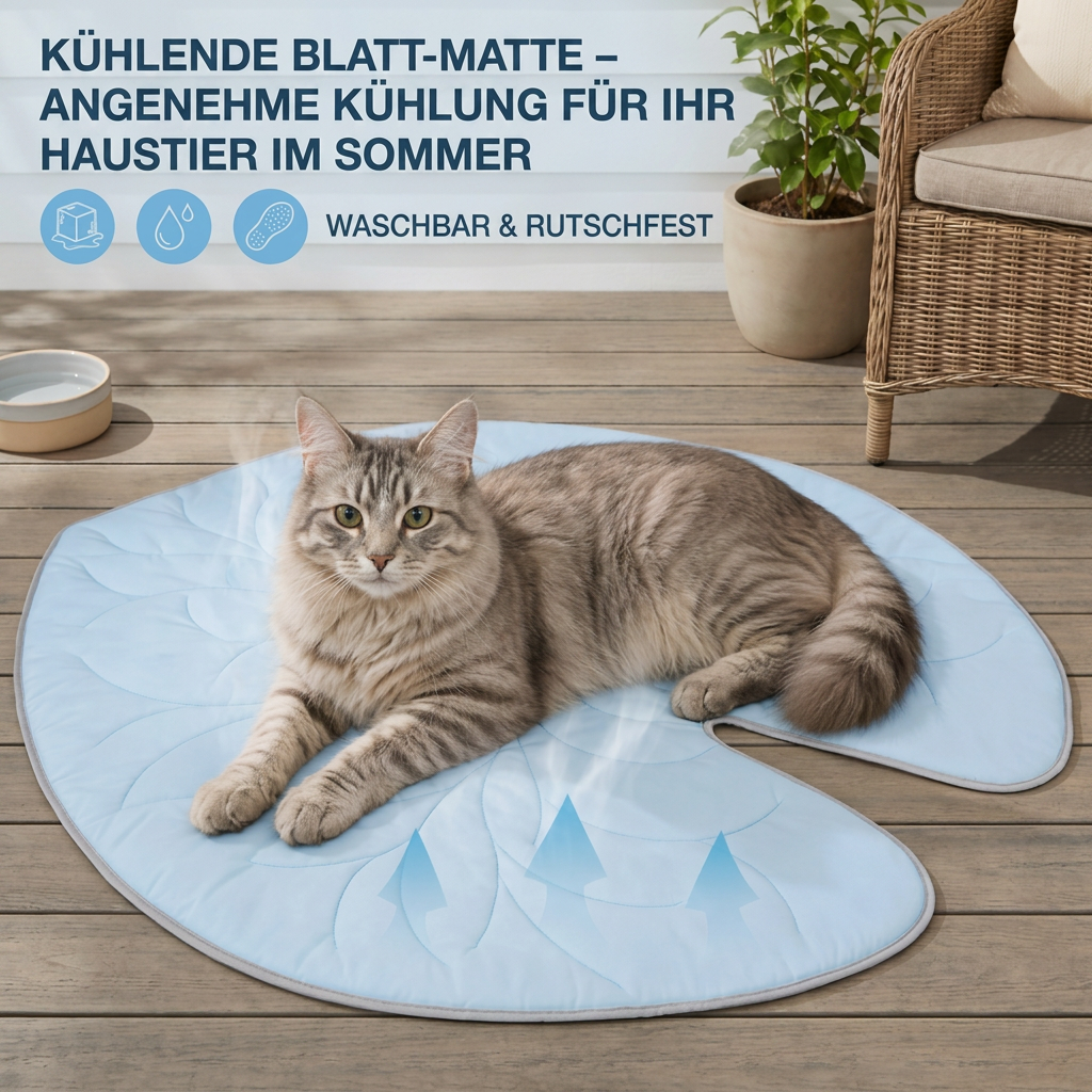 Paw Room™ Kühlmatte in Blattform