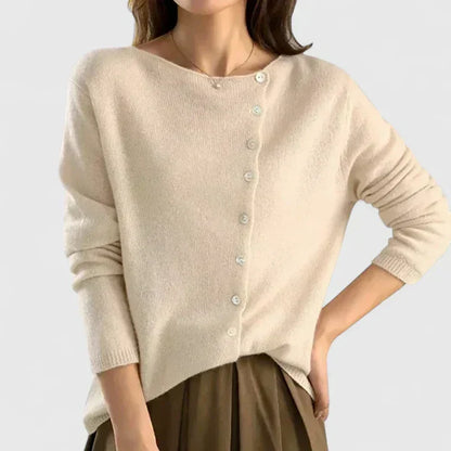 Soryne | Moderner Cardigan mit Knopfleiste