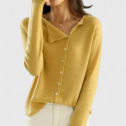Soryne | Moderner Cardigan mit Knopfleiste